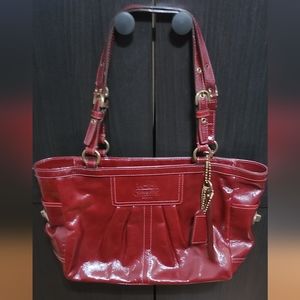 Burgundy Coach purse